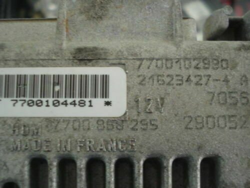 Centralita del motor Renault 7700104481 HOM 7700868295 7700102980 21623427-4