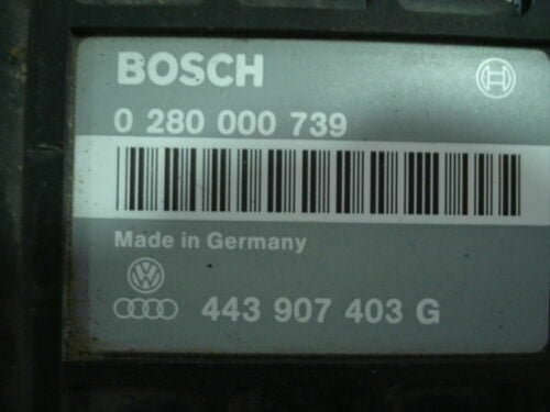 Centralita del motor VW Audi 443907403G BOSCH 0280000739 0 280 000 739