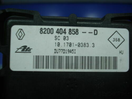 _57 Sensor de guiñada ESP Renault Laguna 2 8200404858D 8200404858-D 10170103833