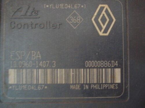 ABS Renault Laguna 10096014073 00000886D4 10020600064 8200001333C 8200 001 333 C