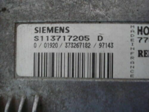 Centralita del motor Renault Laguna 7700863477 7700102299 S113717205D