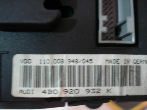 Cuadro de instrumentos Audi A6 4B 2,5 TDI 4B0920932K 4BO920932K 110008948045