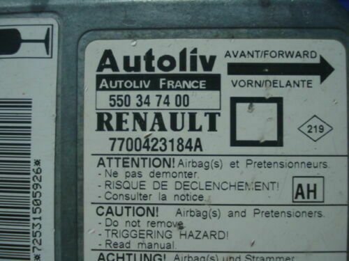 Airbag Centralita Crash Sensor Renault Megane AH 7700423184A AUTOLIV 550347400