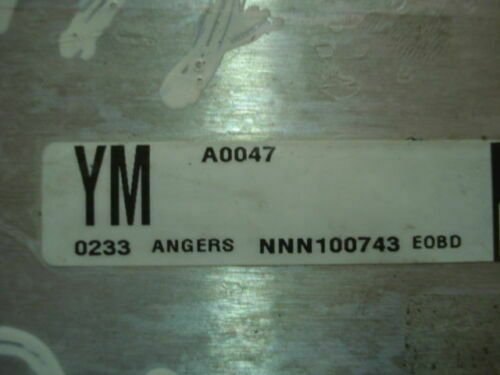 Centralita del motor  Rover 25 45 YM NNN100743