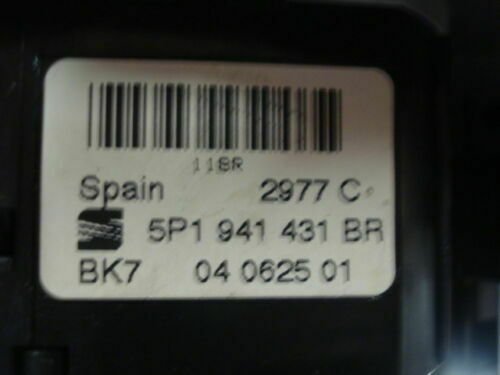 Conmutador de luces Seat 5P1941431BR BK7 04 0625 01 BK704062501 04062501 3256A