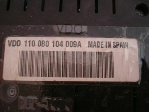 Cuadro de instrumentos Seat Ibiza V08 VDO 6L0920801 6LO920801 VDO 110080104009A