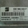 Centralita del motor VW Polo Seat 03E906033P 5WP40196 07 5WP4019607