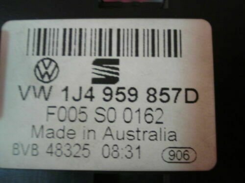 Botonera Elevalunas VW Golf 4 Seat 1997-2005 F005S00162 1J4959857D