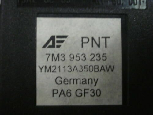Interruptor de emergencia / VW Volkswagen Sharan Seat 7M3953235 7M3 953 235