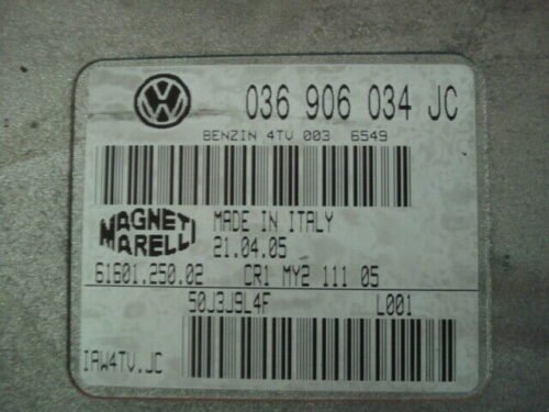 Centralita del motor VW Polo Seat 036906034JC IAW4TUJC 61601.250.02 6160125002