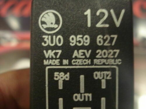 Relai / relais / relais Skoda Superb I No.445 3U0959627 3U0 959 627 3UO959627