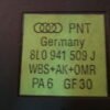 Interruptor de emergencia AUDI A3 WBS+AK+OMR 8L0941509J 8L0 941 509 J PA630GF
