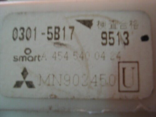 Caja de fusibles Smart Forfour A4545400424 MN902450 0301-5B17