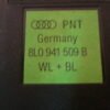 _57 Interruptor de emergencia Audi A3 WL+BL 8L0941509B 8LO941509B 8L0 941 509 B