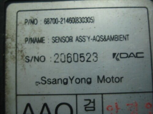 Sensor temperatura / Ssangyong Rexton Rodius 6870021460 68700-21460