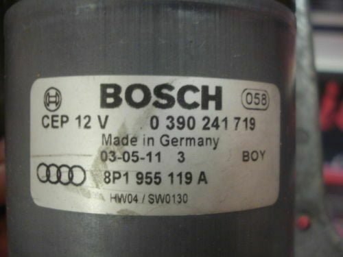 Motor del limpiaparabrisas Audi A3 8P1955119A 0390241719 3397020644 8P1955023D