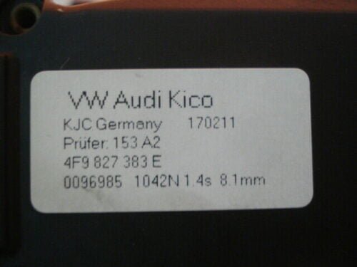 _57 Cierre centralizado Audi Q7 A6 4F 4F9827383E 4F9 827 383 E 0096985