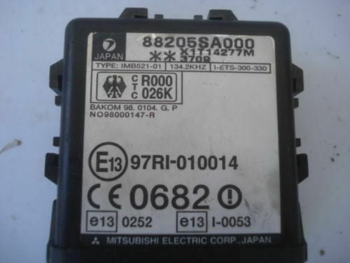 Centralita cerradura de encendido Subaru Legacy 88205SA000 X1t14277M 97RI-010014