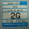 Centralita del motor Suzuki Wagon-R 3392075FG 33920-75FG 3392075FG0 33920-75FG0
