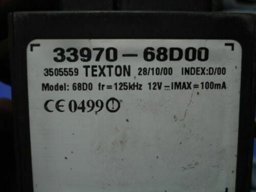 Unidad de control del inmovilizador Suzuki Grand Vitara 3397068D00 33970-68D00