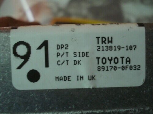 Airbag Centralita Toyota Corolla Verso E121 213819-107 891700F032 89170-0F032