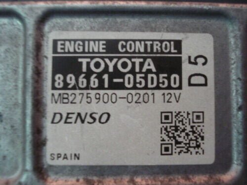 Centralita del motor TOYOTA AVENSIS 89661-05D50 8966105D50 MB275900-0201