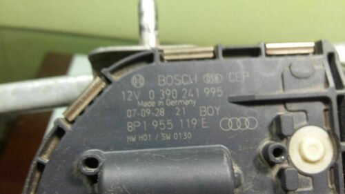 Motor del limpiaparabrisas Audi A3 8P1955119E 0390241995 3397021009 8P1955023K