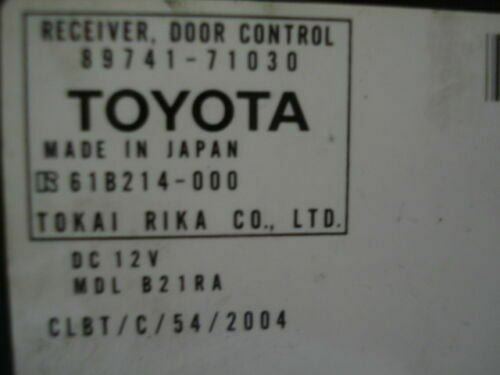 Centralita RECEIVER DOOR CONTR TOYOTA AURIS II HYBRID 89741-71030 8974171030