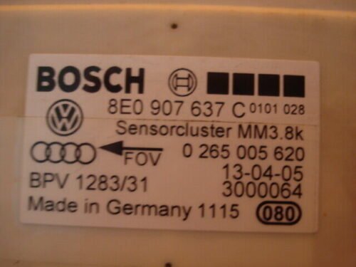 Sensor guiñada  Audi A4 B7 8E0907637C 0265005620 8EO907637C