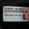 A/C Clima panel de control TOYOTA VERSO 55900-0F081 559000F081 0C096H0000A1B