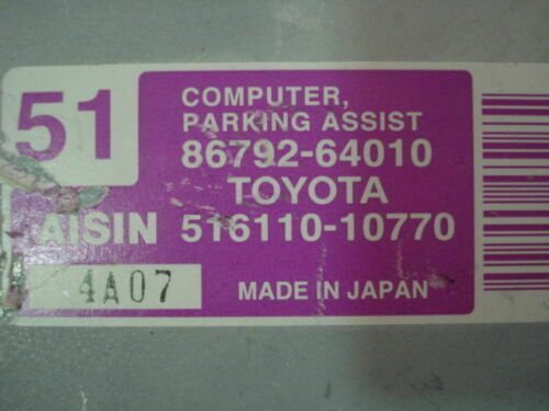 _57 Módulo de aparcamiento Toyota 86792-64010 8679264010 51611010770 516110-10770