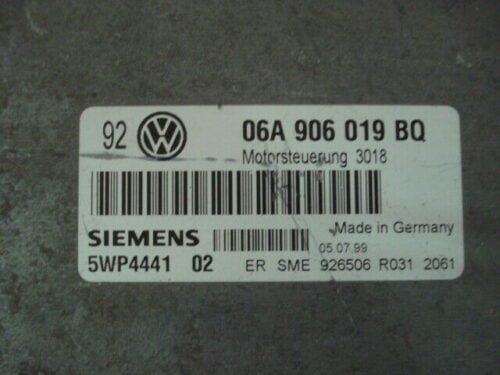 Centralita del motor VW Golf IV SIMOS2.1B 06A906019BQ SIEMENS 5WP444802 5WP4448