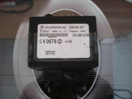 Control de la unidad de alarma VW 2D0953257 2DO953257 TEMIC 05M05 357381