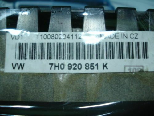 Cuadro de instrumentos VW T5 7H0920851K 7H0 920 851 K 110080204112 7HO920851K