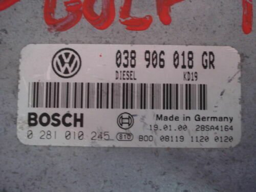 Centralita del motor VW 038 906 018 GR 038906018GR 0 281 010 245 0281010245