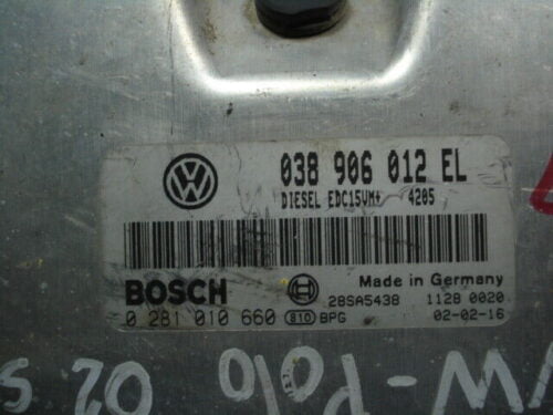 Centralita del motor VW Polo 9N 038906012EL BOSCH 0281010660 0 281 010 660