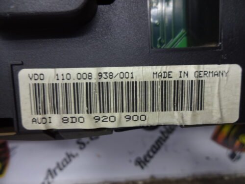 Cuadro de instrumentos Audi A4 8D0920900 8DO920900 VDO 110008938001