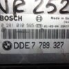 Centralita del motor BMW 320d DDE 7 789 327 DDE7789327 7789327 0281010565