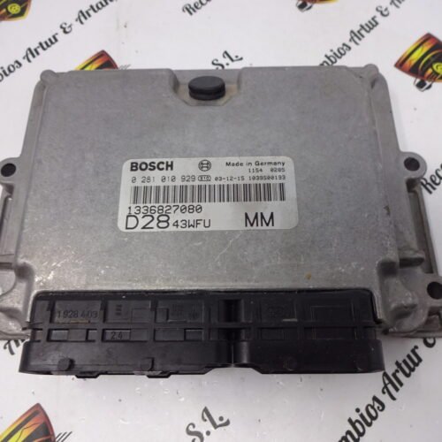 Centralita del motor Peugeot Boxer Citroen Fiat Ducato 1336827080 D28 0281010929