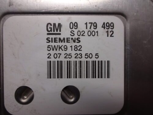 Centralita del motor  Opel Astra Vectra Zafira 09179499 5WK9182