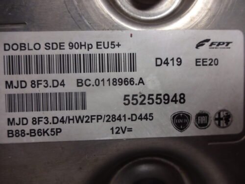 Centralita del motor FIAT DOBLO Opel Combo 55255948 MJD8F3.D4 D419