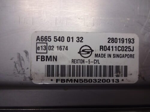 Centralita del motor Ssangyong Rexton FBMN R0411C025J A6655400132 28019193