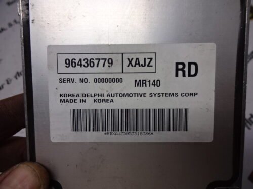Centralita del motor Chevrolet DELPHI 96436779 XAJZ MR140 96436779XAJZ