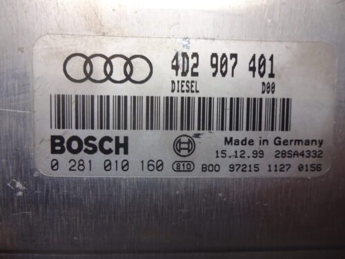 Centralita del motor Audi A8 0281010160 4D2907401