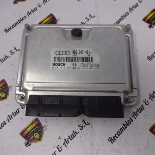 Centralita del motor Audi A8 0281010160 4D2907401