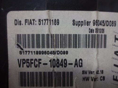 Cuadro de instrumentos Fiat Stilo 51771189 0051771189 VP5FCF10849AE