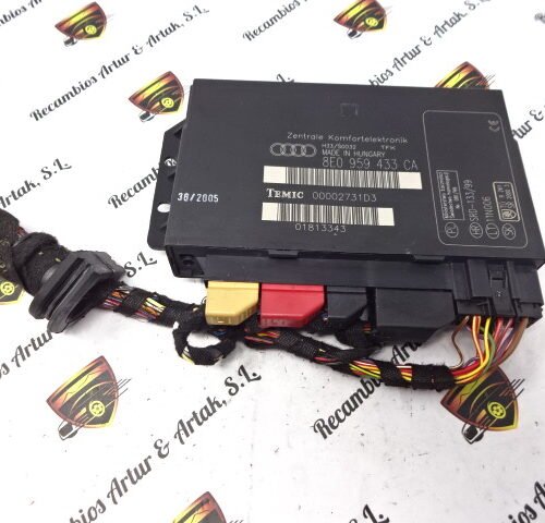 Modulo Electrónico Confort Audi A4 B6 8E0959433CA 8EO959433CA TEMIC 00002731D3