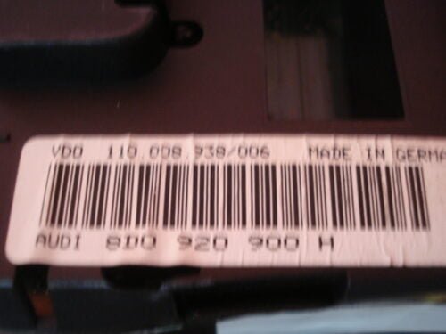 Cuadro de instrumentos Audi A4 8D0920900H 8DO920900H VDO 110009939006