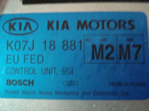 Centralita del motor Kia Sportage 0261206996 1268301774 K07J18881