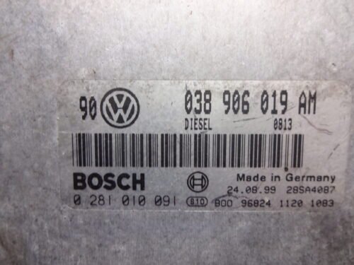 0281010091 Centralita del motor VW Golf IV AUDI SKODA 0281010091 038906019AM